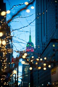 Fotografija Christmas in the city, Empire State Building, Stephen Simpson