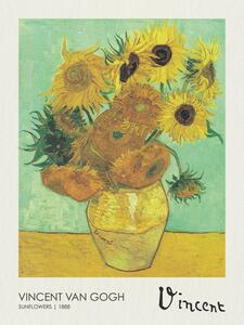 Reprodukcija Sunflowers (1888), Vincent van Gogh