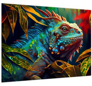 Slika - Šarena iguana (70x50 cm)