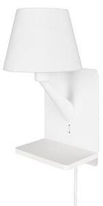 Bijela zidna lampa Comfort – Trio