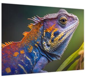 Slika - Obojena iguana (70x50 cm)
