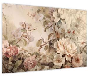 Slika - Vintage slika ptica (90x60 cm)