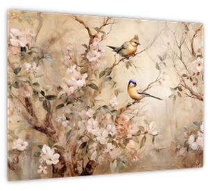 Slika - Vintage slika ptica II. (70x50 cm)