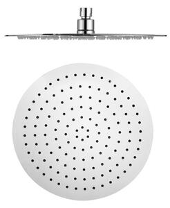 Tuš glava od nehrđajućeg čelika u sjajno srebrnoj boji ø 30 cm Slim – Sapho