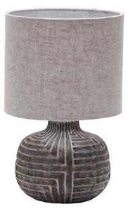 SVJETILJKA STOLNA KERAMIČKA KNIT BROWN 10514