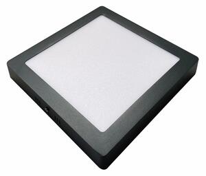 PLAFONJERA LED SLIM SQUARE DARK GREY 120x120 6W 450LM 4000K 10507