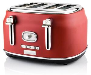 TOSTER WESTINGHOUSE RETRO RED 4 SLICE WKTTB809RD