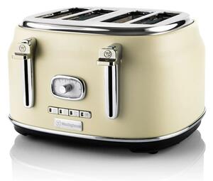 TOSTER WESTINGHOUSE RETRO WHITE 4 SLICE WKTTB809WH