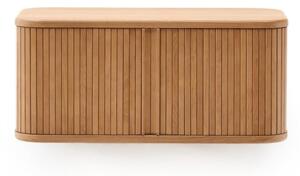 Zidni ormarić za ispod umivaonika u dekoru jasena u prirodnoj boji 90x40 cm Mailen – Kave Home