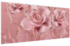Slika - Cvjetni dekor (120x50 cm)