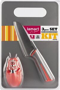 LAMART SET DASKA, NOŽ, BRUSAČ LT2099