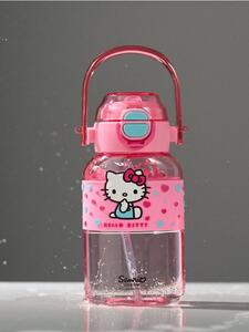 Sinsay - Boca za vodu s ručkom i slamkom Hello Kitty