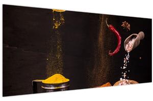 Slika - Začini u pokretu (120x50 cm)