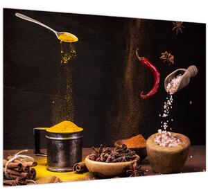Slika - Začini u pokretu (70x50 cm)