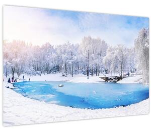 Slika - Ledeno jezero (90x60 cm)