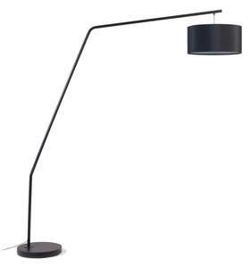 Crna stojeća svjetiljka s tekstilnim sjenilom (visina 221,5 cm) Ciana – Kave Home