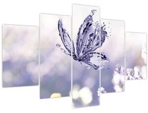 Slika - Leptir i lavanda (150x105 cm)