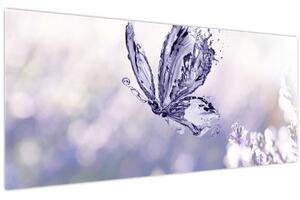 Slika - Leptir i lavanda (120x50 cm)