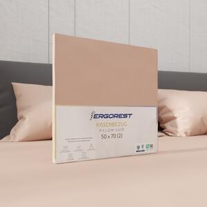Navlaka za jastuk Ergorest Cotton Satin™ 50 x 70 cm – pješčano roza