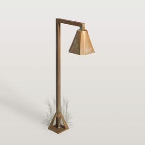 Moretti Luce LED podna lampa Silva Frame, 50 x 19 cm, antikni mjed, Bronca / stari mesing, Mjed