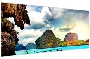 Slika - Zaljev Phang Nga (120x50 cm)