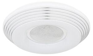 Globo Okrugla stropna LED svjetiljka Pillo (Ø x V: 390 x 70 mm, Boja kućišta: Bijela, Hladna bijela)