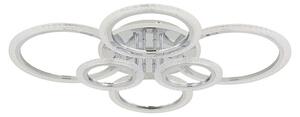 Globo LED stropna svjetiljka Salinas (48 W, D x Š x V: 780 x 605 x 115 mm, Kromirana)