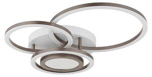 Globo LED stropna svjetiljka Randell (40 W, D x Š x V: 490 x 390 x 100 mm, Smeđa)