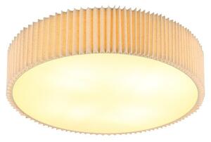 Globo Okrugla stropna LED svjetiljka Page (25 W, Ø x V: 53 x 13 cm, Bež)
