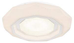 Globo Okrugla stropna LED svjetiljka Hokki (24 W, Ø x V: 40 x 8,5 cm, Bijela)