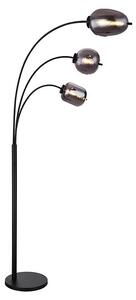 Globo Stajaća svjetiljka Blacky (40 W, Visina: 1.750 mm, Crna, E14)