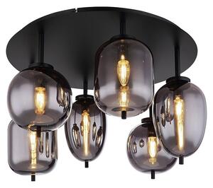 Globo Stropna svjetiljka Blacky (40 W, Crna, E14)