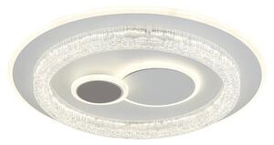 Globo Okrugla stropna LED svjetiljka Kriswall (48 W, Ø x V: 49,5 x 6 cm, Bijela)