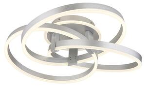 Globo LED stropna svjetiljka Herwig (56 W, D x Š x V: 600 x 575 x 200 mm, Siva)