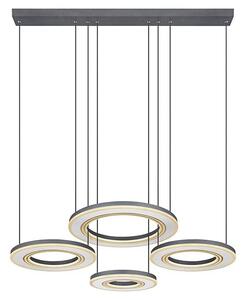 Globo Viseća LED svjetiljka Blasius (80 W, D x Š x V: 1.000 x 500 x 1.200 mm, Crna)