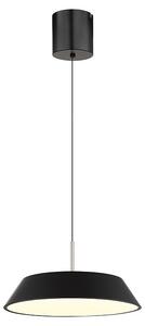 Globo LED viseća svjetiljka Silena (24 W, Ø x V: 400 cm x 1.800 mm, Crna, Topla bijela)