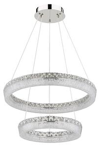 Globo LED viseća svjetiljka Laurel (60 W, Srebrna, Topla bijela)