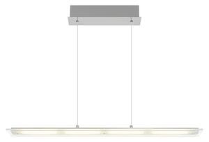 Globo LED viseća svjetiljka Novak (20 W, Siva, Hladna bijela, D x Š x V: 880 x 90 x 1.500 mm)