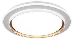 Globo Okrugla stropna LED svjetiljka Janice (48 W, Ø x V: 490 x 70 mm, Bijela, Bijela, Topla bijela)