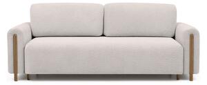 Bež sklopiva/s prostorom za odlaganje sofa od bouclé tkanine 244 cm Arcadova – ELTAP