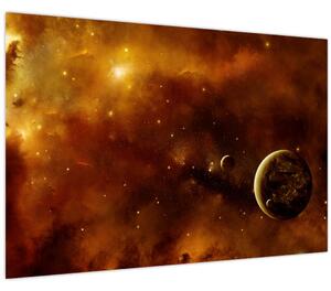 Slika - Planeti s maglicom (90x60 cm)