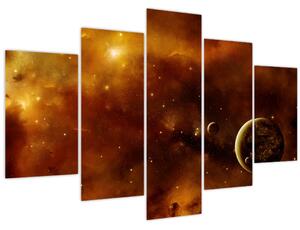 Slika - Planeti s maglicom (150x105 cm)