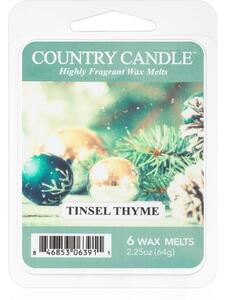 Country Candle Tinsel Thyme vosak za aroma lampu 64 g