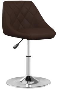VidaXL Barski stolac od umjetne kože smeđi