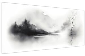 Slika - Slikanje pejzaža tušem (120x50 cm)
