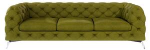 Zelena baršunasti sofa 243 cm Chelsea – Ropez