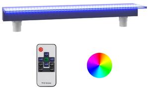 VidaXL Prelijevajući vodopad s RGB LED svjetlima akrilni 90 cm