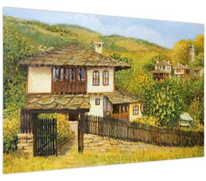 Slika - Vikendice ljeti (90x60 cm)