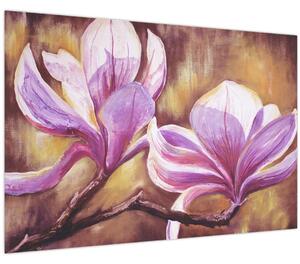 Slika - Cvjetovi magnolije (90x60 cm)