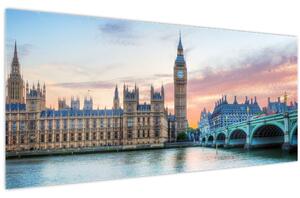 Slika - London u pastelnim bojama (120x50 cm)